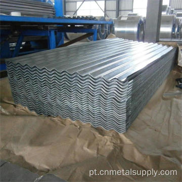 Folha de telhado de aço galvanizado com revestimento de zinco DX51D DX51D